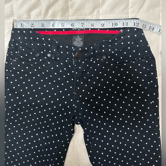 Suko Jeans black & white polka dot cropped pants. Size 2 - Picture 5 of 8